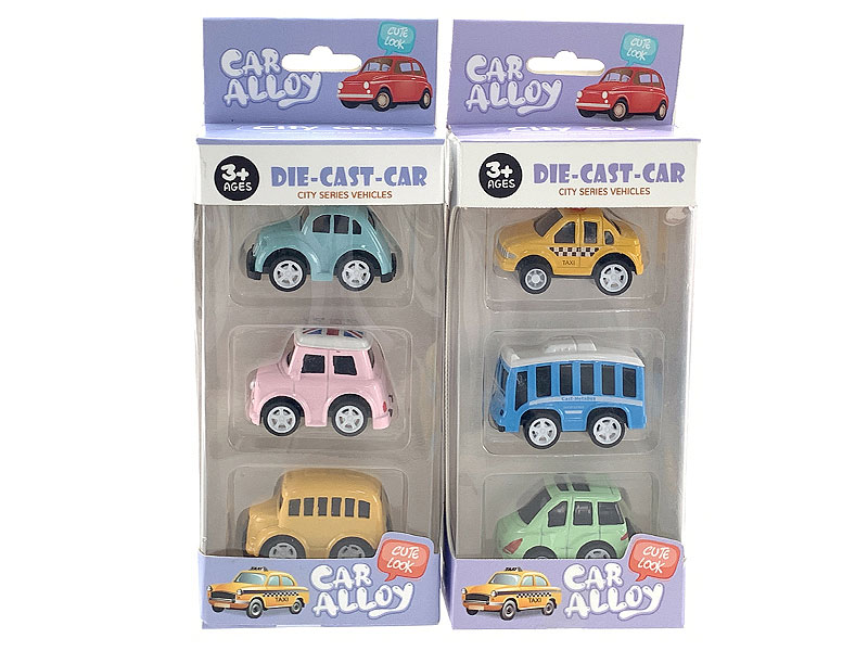 Die Cast Car Pull Back(3in1) toys