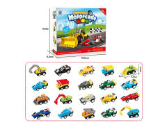Pull Back Construction Truck & Pull Back Equation Car(20in1)