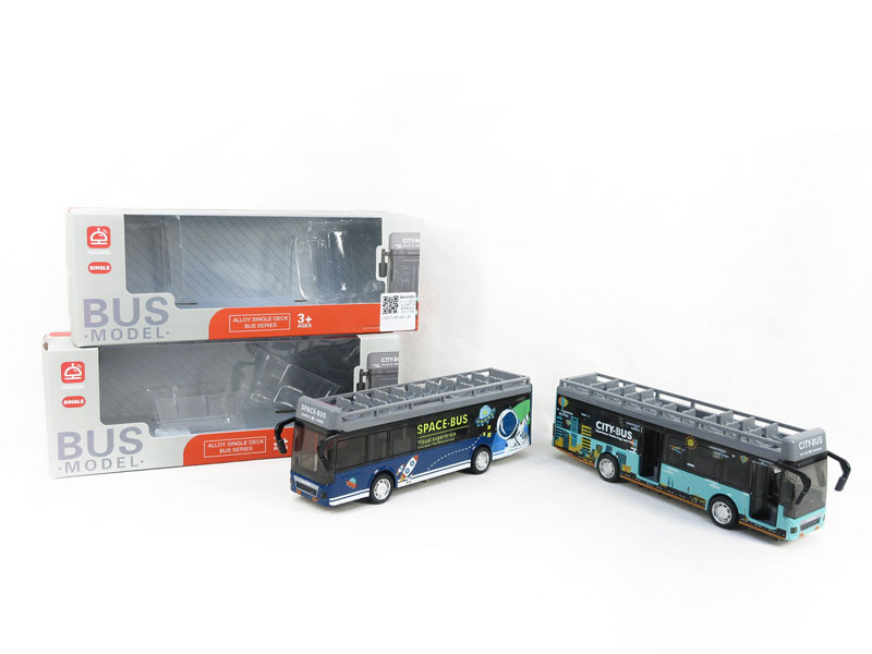 Die Cast Bus Pull Back W/L_M(2S) toys
