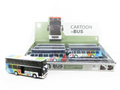 Die Cast Bus Pull Back W/L_M(6in1)