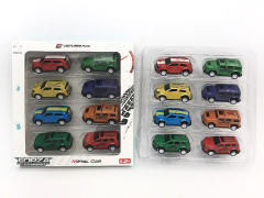 Die Cast Jeep Pull Back(8in1) toys