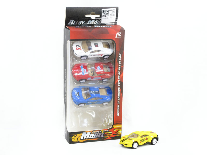 Die Cast Car Pull Back(4in1) toys