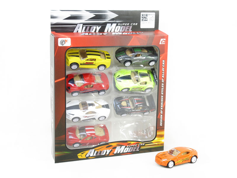 Die Cast Car Pull Back(8in1) toys