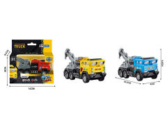 Die Cast Construction Truck Pull Back(3C)