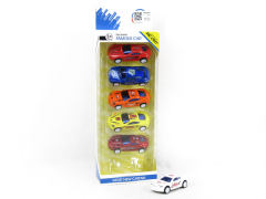 Die Cast Sports Car Pull Back(6in1)