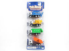 Pull Back Sanitation Car(4in1) toys