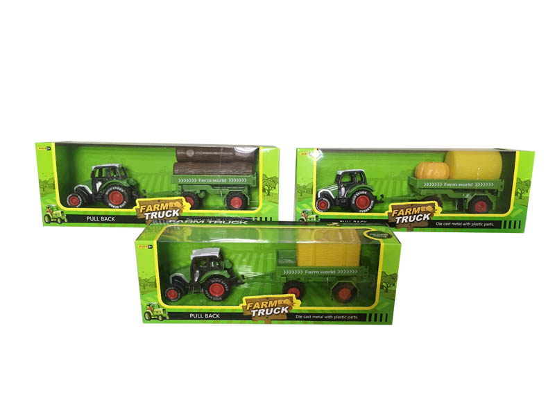 Die Cast Farmer Car Pull Back(3S) toys