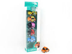 Die Cast Car Set Pull Back(6in1) toys