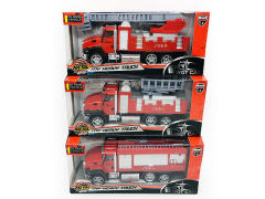 1:50 Die Cast Fire Engine Pull Back W/L_S(3S)
