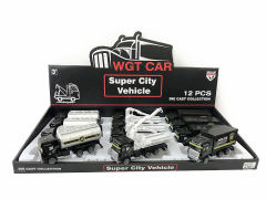 1:64 Die Cast Rescue Car Pull Back(12in1)