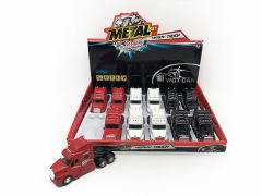 Die Cast Tow Truck Pull Back W/L_S(12in1)
