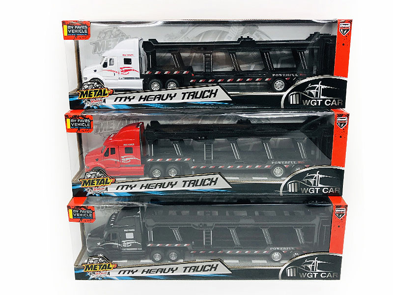 1:48 Die Cast Truck Pull Back W/L_S(3C) toys