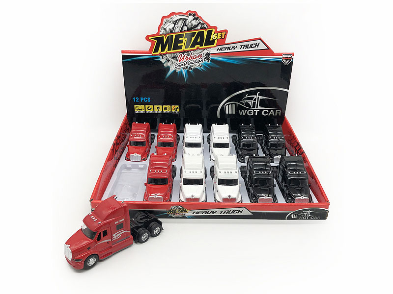 Die Cast Tow Truck Pull Back(12in1) toys