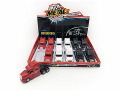 Die Cast Tow Truck Pull Back(12in1)