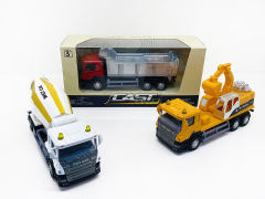 Die Cast Construction Truck Pull Back(3S) toys