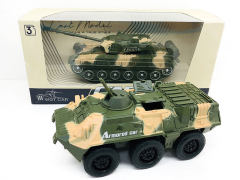 Die Cast Tank & Armored Car Pull Back(2S)