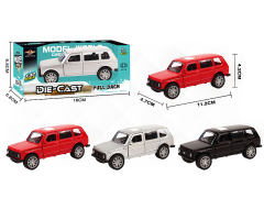 1:32 Die Cast Cross-country Car Pull Back(3C)