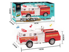 1:32 Die Cast Fire Engine Pull Back W/L_M