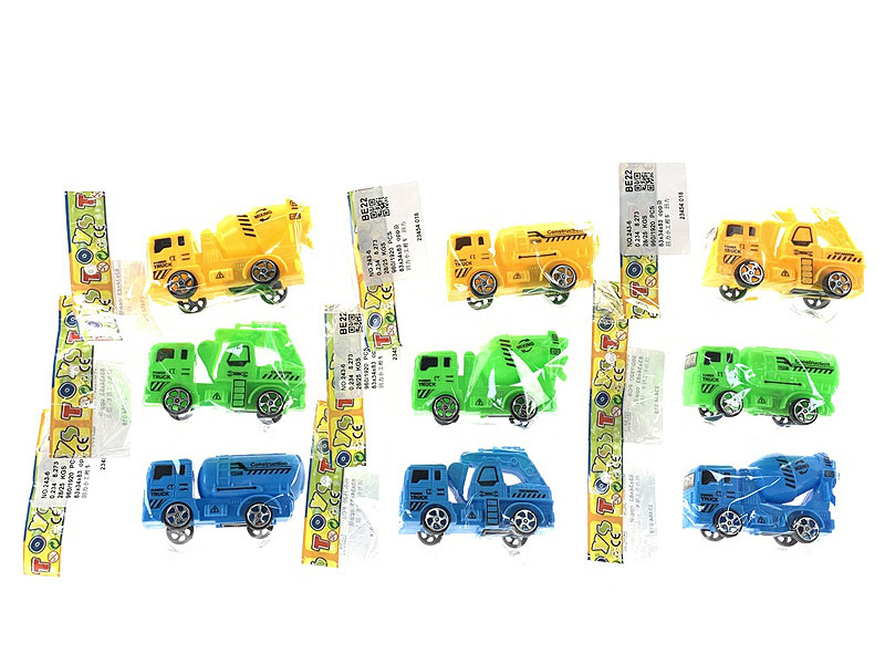 Pull Back Construction Truck(3S3C) toys