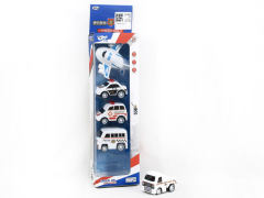 Pull Back Police Car & Pull Back Airplane(5in1)