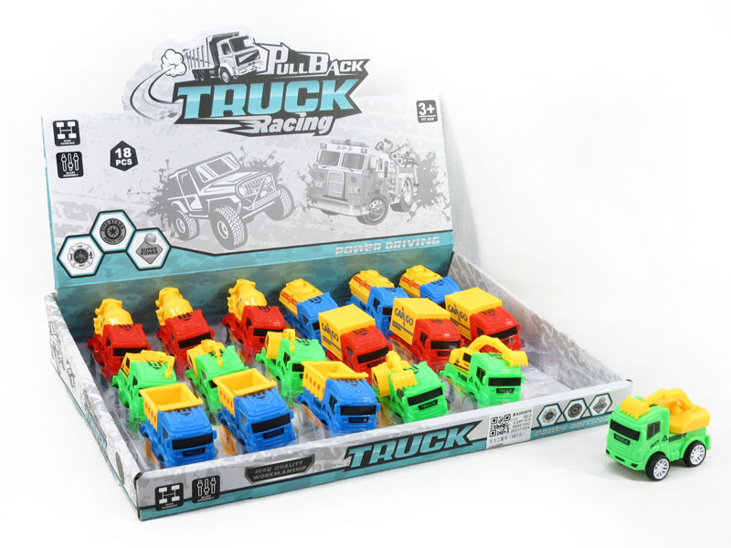 Pull Back Construction Truck(18in1) toys