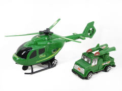 Pull Back Helicopter & Free Wheel Car