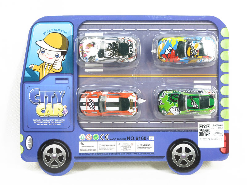 Pull Back Car(4in1_ toys
