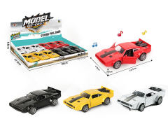 1:32 Die Cast Car Pull Back W/L_M(12in1) toys