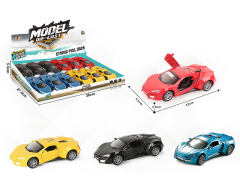 1:32 Die Cast Car Pull Back(12in1)