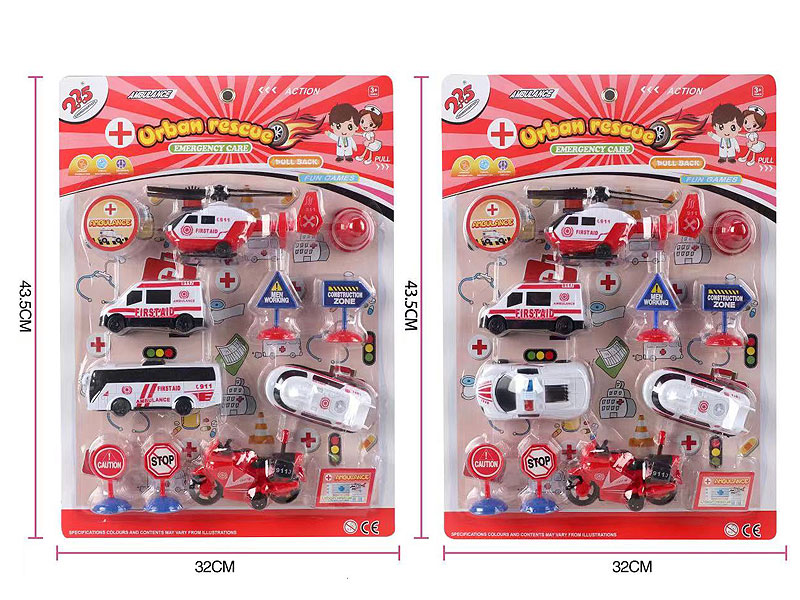 Pull Back Fire Rescue Series(2S) toys