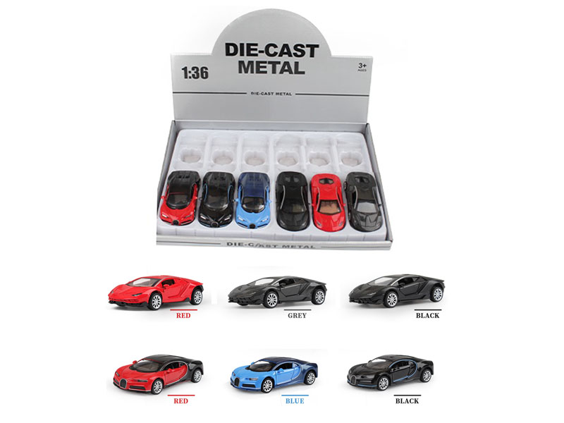 1:36 Die Cast Car Set Pull Back(12in1) toys