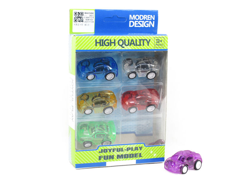 Pull Back Car(6in1) toys