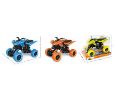 Pull Back 4Wd Motorcycle(3C) toys