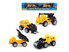 Pull Back Construction Truck(4in1) toys