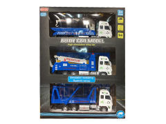Die Cast Rescue Car Pull Back(3in1)