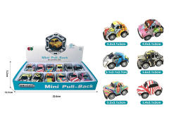 Die Cast Car Pull Back(12in1)