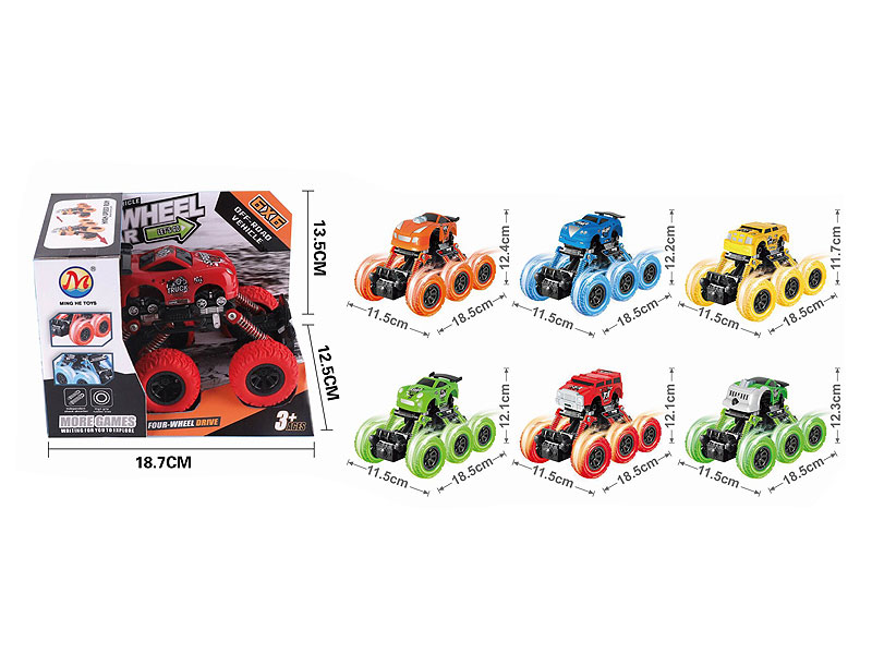 Pull Back Climbing Cross-country Car toys