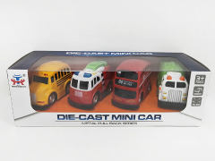 Die Cast Car Pull Back(4in1)