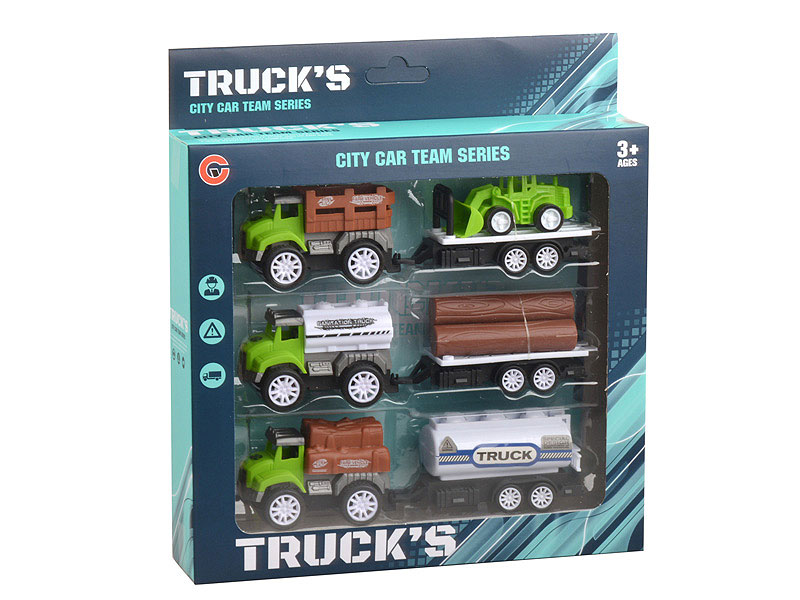 Pull Back Farm Truck(3in1) toys
