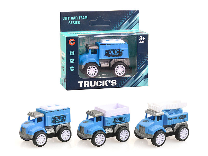 Pull Back Police Car(3S) toys