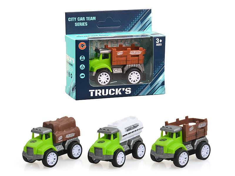 Pull Back Farmer Car(3S) toys