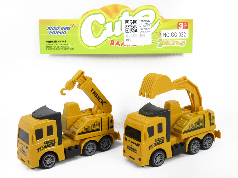 Pull Back Construction Truck(2in1) toys
