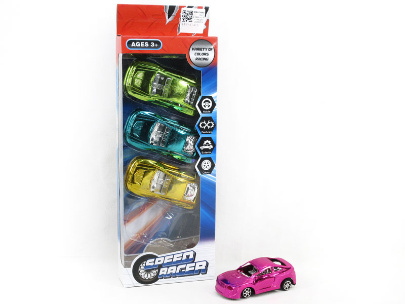 Pull Back Car(4in1) toys