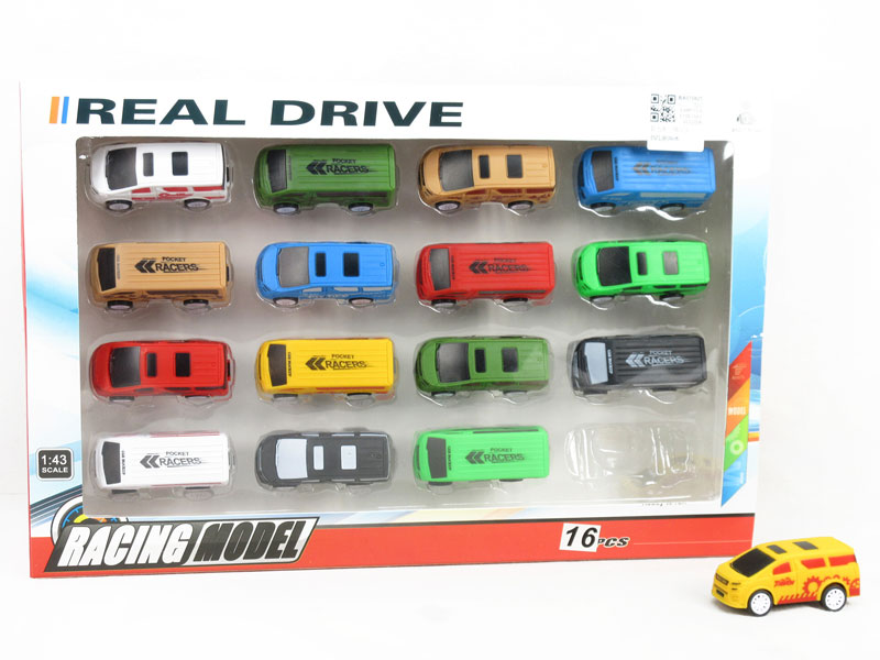 Pull Back Car(16in1) toys