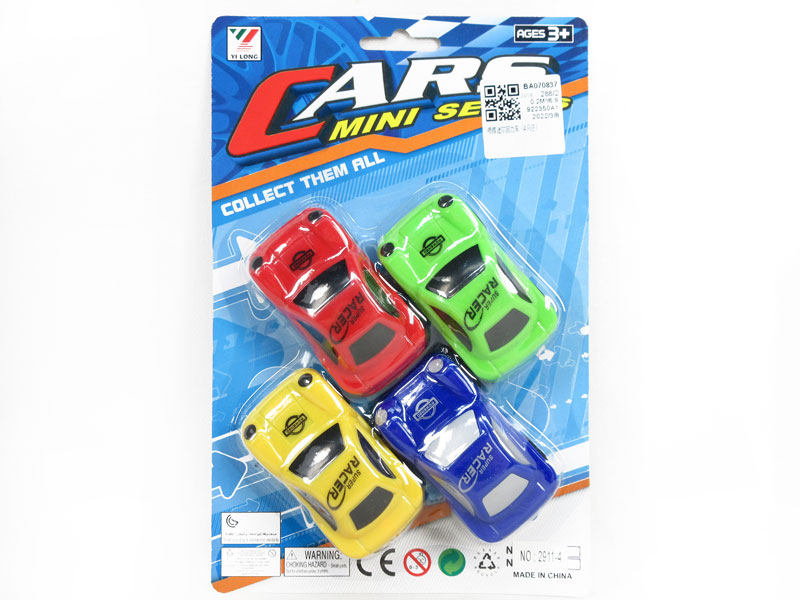 Pull Back Car(4in1) toys