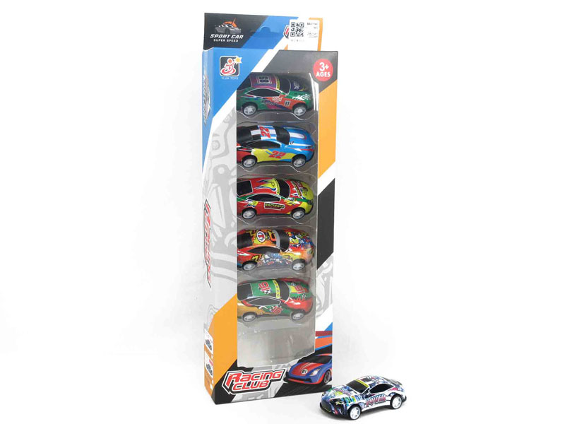 Pull Back Racing Car(6in1) toys