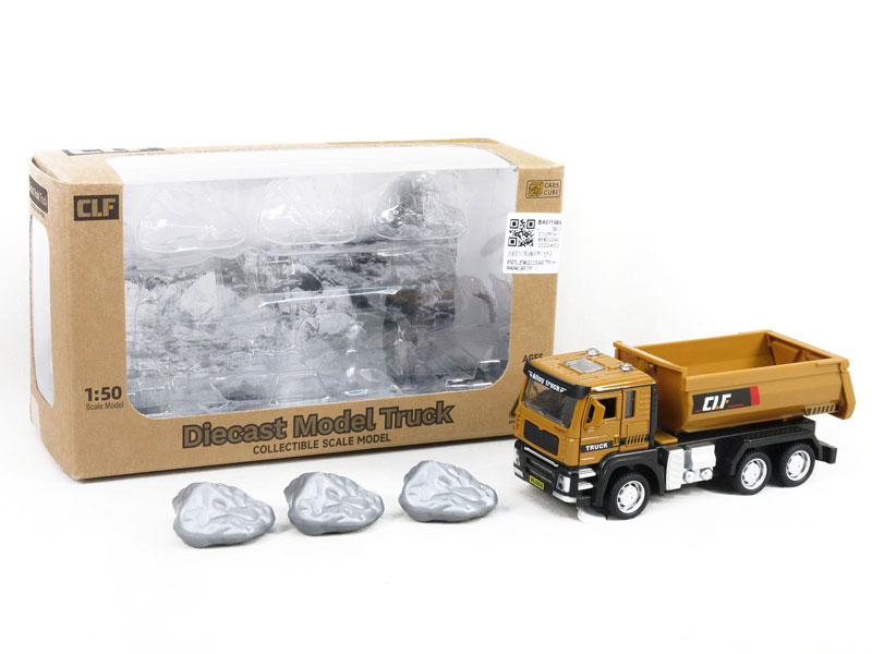 Die Cast Construction Truck Pull Back W/L_S toys