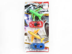 Pull Back Car & Airplane(4in1)