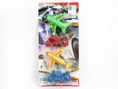 Pull Back Airplane & Motorcycle(4in1)