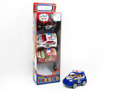 Pull Back Police Car(4in1) toys